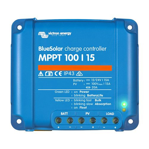 Victron Energy solcellsladdningsregulator MPPT BlueSolar MPPT 100/15, 321475