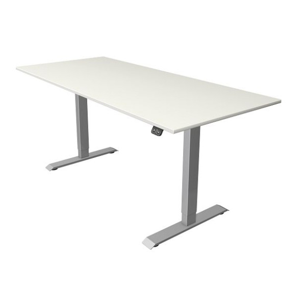 Kerkmann kompaktbord B 1800 x D 800 mm, elektriskt höjdjusterbart från 740-1230 mm, vit, 10227510