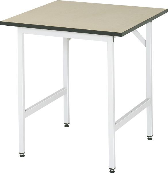 RAU Jerry serie arbetsbord (3030) - höj- och sänkbart, MDF-skiva, 750x800-850x800 mm, 06-500F80-07.12