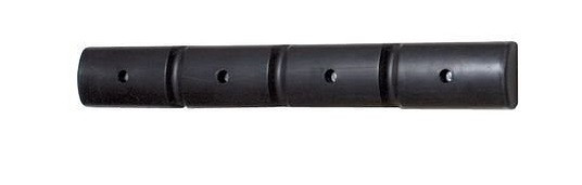 DENIOS väggskyddsprofil 1000, tillverkad av polyeten (PE), svart, 1000 x 50 mm, set = 2 st.