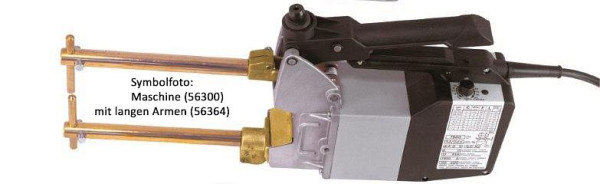 ELMAG punktsvetspistol 2 kVA, modell 7900 (paketsats), handmanövrerad (max. 2+2mm) 400 volt med timer och 1 armpar med elektroder Ø10, 56300