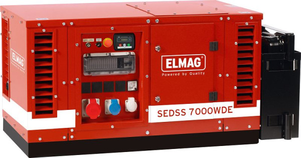 ELMAG kraftgenerator SEDSS 7000WDE, med HATZ-motor 1B40 (ljudisolerad), 53226