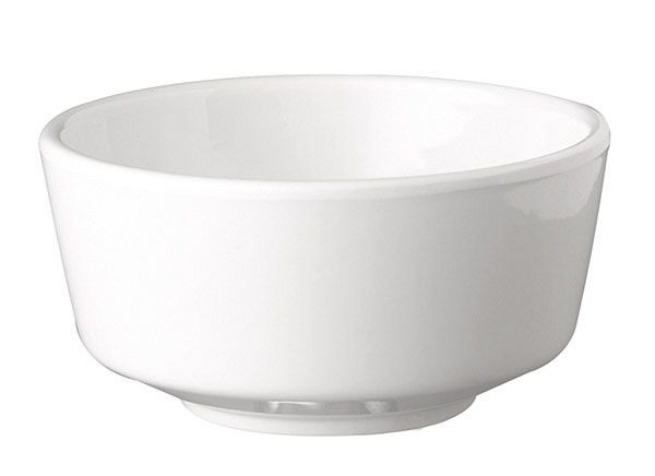 APS skål, rund -FLYT-, Ø 15 cm, höjd: 7,5 cm, melamin, vit, 0,7 liter, 83906