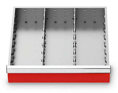 Bedrunka+Hirth lådinsatser T500 R 18-16, för panelhöjd 150 mm, 2 x MF 400 mm, 146-140-150