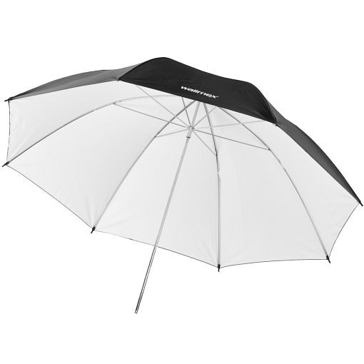 Walimex pro reflex paraply svart/vit, 109cm, 17658