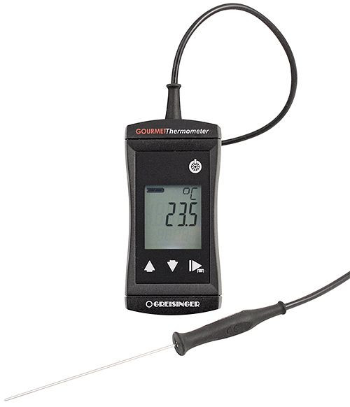 Greisinger G1731 gourmettermometer inklusive sond Vattentät larmtermometer med penetrationssond, 611636