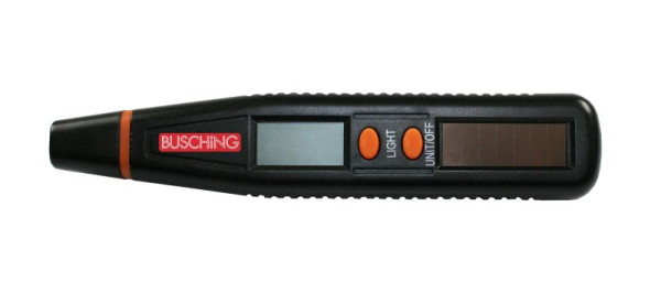 Busching Digital däcktrycksmätare "SOLAR" LCD-display, PSI, Bar, KPa, Kg/cm², 100854