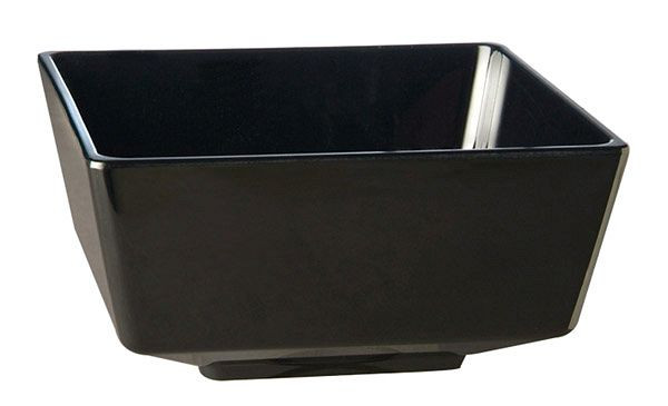 APS skål -FLYT-, 25 x 25 cm, höjd: 12 cm, melamin, svart, 4,7 L, 83919