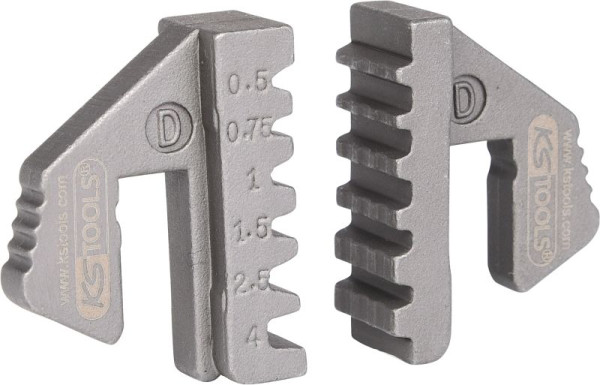 KS Tools par pressinsatser för trådändhylsor, diameter 0,5 - 4 mm, 115.1418