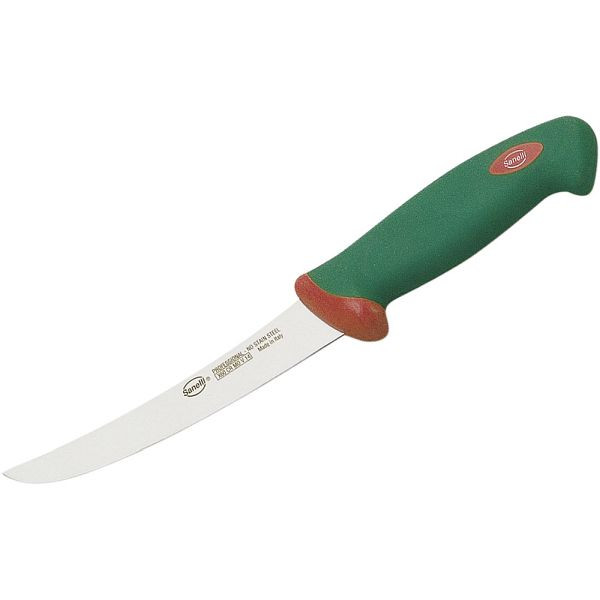 Sanelli urbeningskniv böjd, ergonomiskt handtag, bladlängd 16 cm, MS0609160