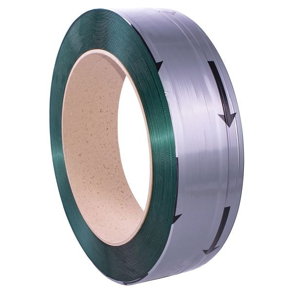LINDER PET-band, 15,5x0,9 mm, 1 500 m / rulle, 580 kg rivhållfasthet, PET1690406HQ1500