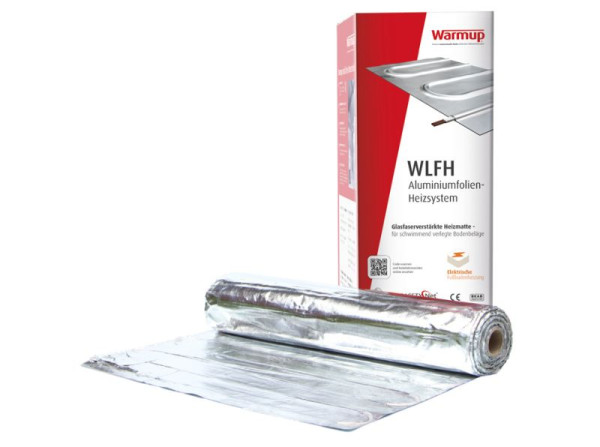 Warmup WLFH-140/980-7 värmesystem i aluminium 980 watt laminat 7,0 m², tejp av aluminium, DEWLFH-140/980-7