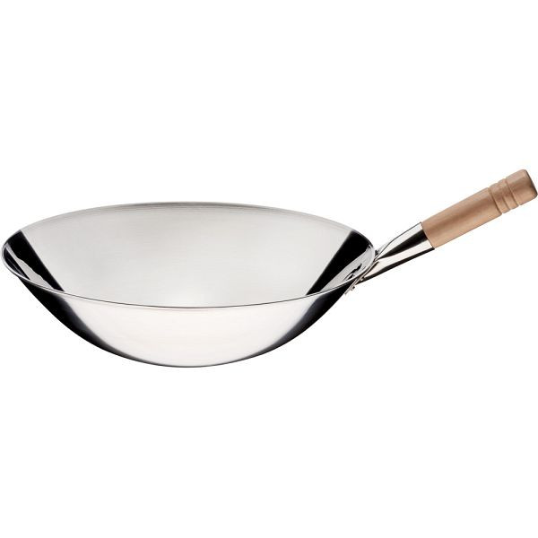 Stalgast wokpanna polerat rostfritt stål, handtagslängd 185 mm, KG1502400