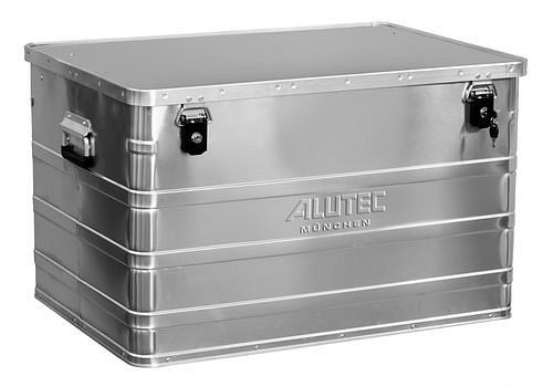 DENIOS aluminiumlåda klassisk, utan staplingshörn, 186 liters volym, 254-865