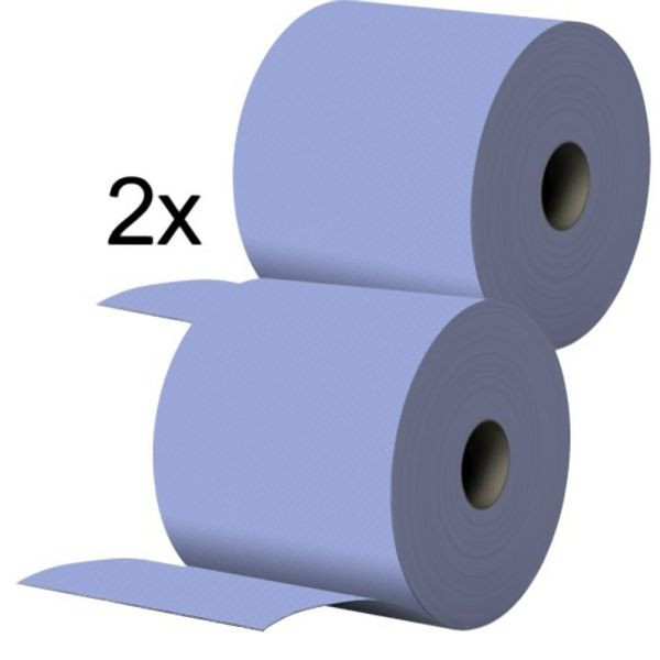 Karl Dahm pappersrengöringsduk rulle blå, 2x1000 ark, 24062