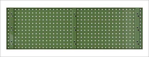 ADB perforerad platta, mått: 1482x456 mm, färg: grön, RAL6011, 23009