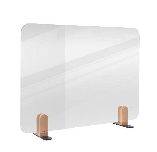 Legamaster ELEMENTS transparent bordsvägg 60x80cm akryl inkl 2 fästen, 7-209720