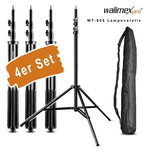 Walimex pro WT-806 lampstativ 256cm set om 4, 20305