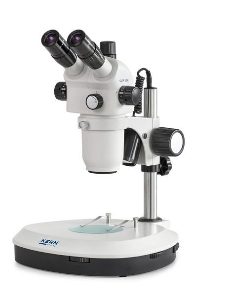 KERN Optics stereozoommikroskop, Greenough 0,6 x - 5,5 x, trinokulärt, Okular HSWF 10 x / Ø 23mm, OZP 558