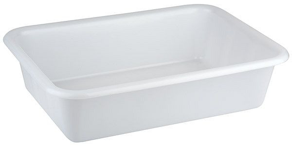 APS badkar, 61 x 44 cm, höjd: 15 cm, polyeten, vit, 25 liter, 11940
