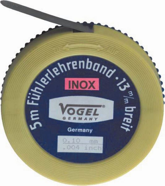 Vogel Germany måttband, rostfritt, 0,01 mm / 0,0004 tum, 456001