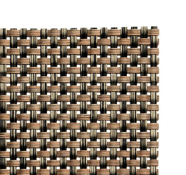 APS servett- och bestickfickor, 24 x 9 cm, beige, brun, PVC, smalband, set om 6, 60552