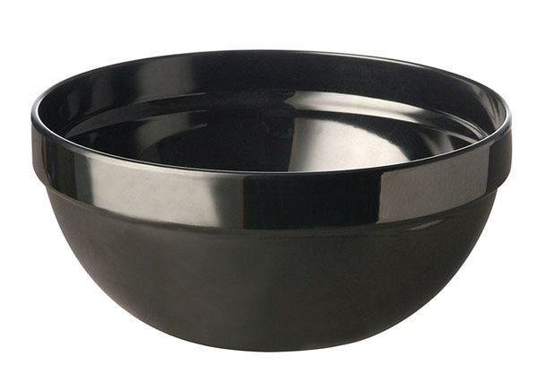APS skål -CASUAL MAXI-, Ø 12 cm, höjd: 5,5 cm, melamin, svart, 0,25 liter, 83699