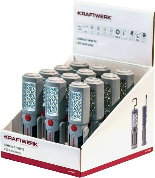Kraftwerk display med handlampa LED COMPACT MINI 90, 12 delar, 32068D