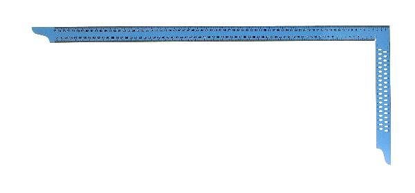 hedue snickarfyrkant ZY 800 mm med mm skala och märkningshål SB (blå), Y282-SB