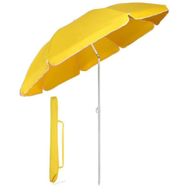 Sekey® 160 cm runt parasoll, färg: gul, 39916038