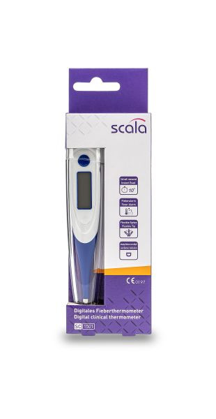 Scala SC 1501 digital klinisk termometer, blå, 01489