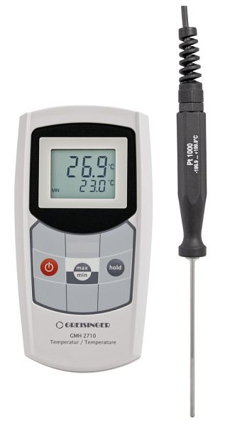 Greisinger GMH 2710-T temperaturmätare inklusive universell sensor, 602034