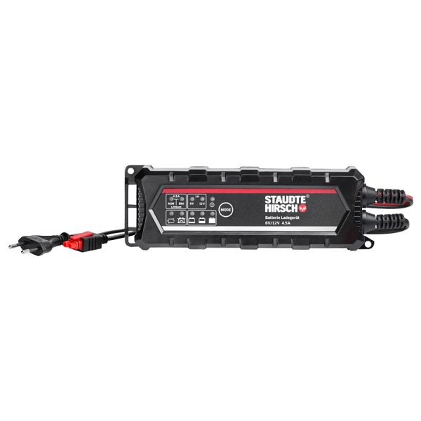Staudte Hirsch batteriladdare SH-3.130, 6 V/12 V, 4,5 A, 331300