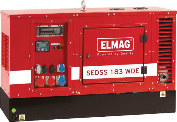 ELMAG kraftgenerator SEDSS 183WDE - Steg 3A, med KUBOTA-motor D1105 (ljudisolerad), 53459