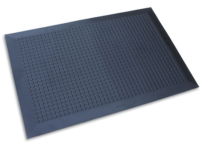 Ergomat Nitril Slät matta för svåra miljöer, antiutmattningsmatta, längd 80 cm, bredd 50 cm, ENS5080
