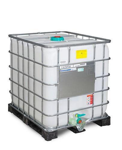 DENIOS IBC behållare för farligt gods, EX, PE-pall, 1000 liter, NW150, pip NW50, 266-173
