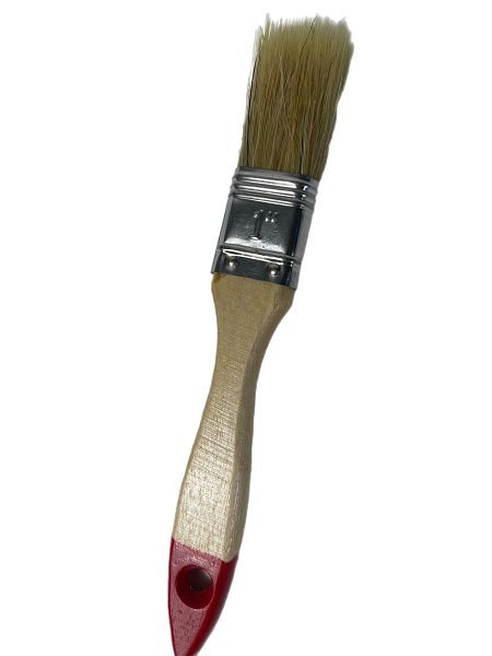 VaGo-Tools Lackborste, glasyr, målarpensel, platt pensel, kinesisk borst, 25 mm, PU: 6 st, 190-010-6_vx
