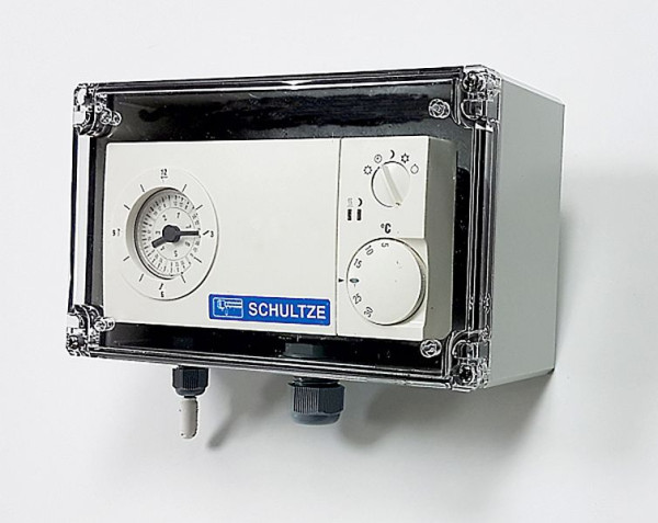 Schultze Easy 1-ECO, elektronisk klocktermostat för våtrum - skyddsklass IP67, 1-ECO