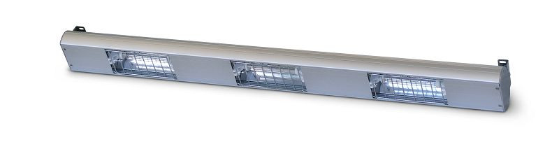 Roband kvartsvärmebrygga HUQ1125E för butiksinredning som kombinerar värmeutsläpp och ljus, HUQ1125E