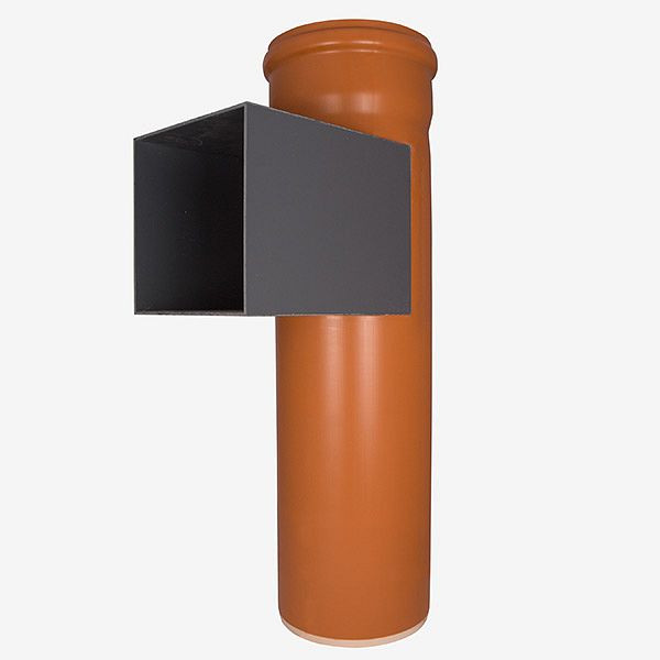 HKW dörrrännor PVC, fyrkantig, Ø 250 mm, 708280-25