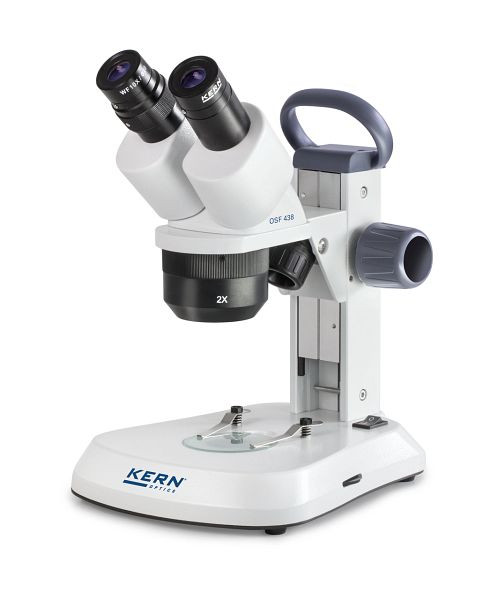 KERN Optics stereomikroskop, Greenough 1x / 2x / 3x, kikare, Okular WF 10 x / Ø 20mm med anti-svamp plug-in strömförsörjning, OSF 438