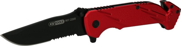 KS Tools fällkniv med lås och remskärare, 907.2220