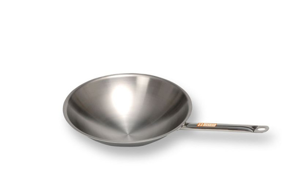 Locher wokpanna, rostfritt stål, 209203