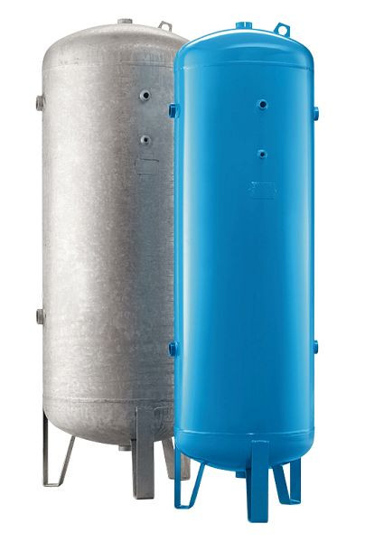 ELMAG stående tryckluftspanna, 16 bar, typ EURO SH 2000 CE - galvaniserad, inklusive tryckmätare och säkerhetsventil, 10175