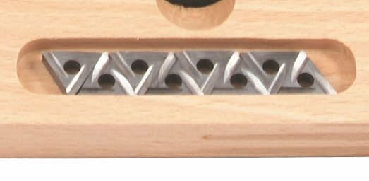 ELMAG vändskär för DM-set 'Camlock', lämplig från 16x16mm, triangulär form 'höger - TIN/coated', 88223
