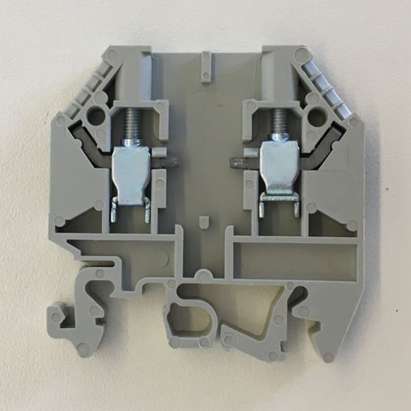 ELMAG plinthållare upp till 4 mm², 6 mm bred, grå, för blockeringsdiod DIST-D / V0 för MBNA-serien, 9503691