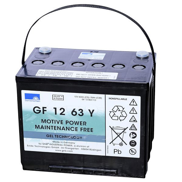 EXIDE batteri GF 12063 YO, absolut underhållsfritt, 130100026