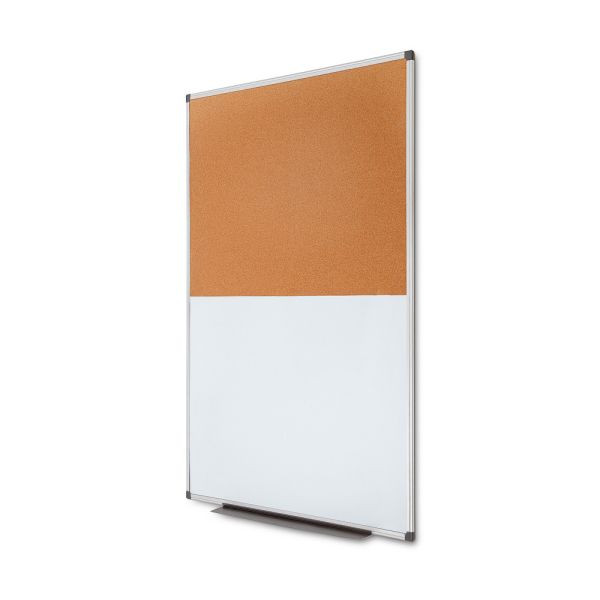 Showdown Displays kombinationstavla - whiteboard aluminium / kork 90 x 120 cm, WBC900x1200