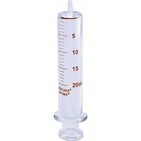 Poulten & Graf spruta i helglas, FORTUNA OPTIMA 100 ml: 4,0 ml, glaskon, Luer, 7 10251