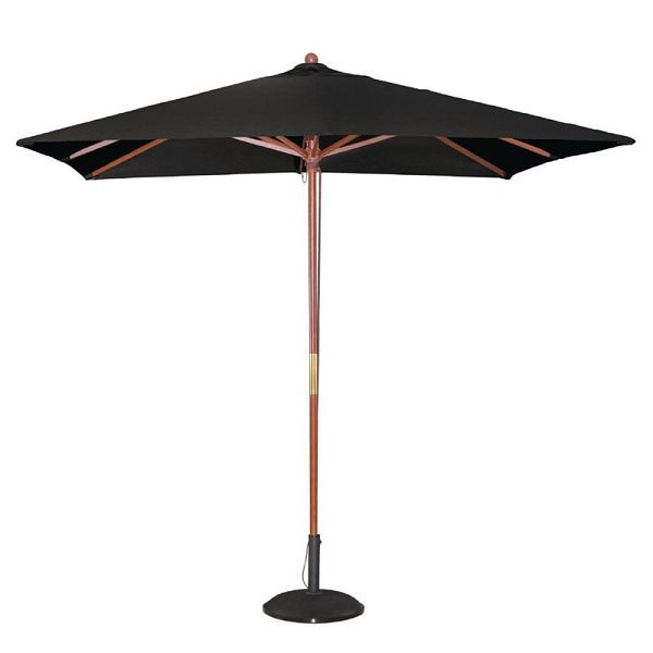 Bolero fyrkantig parasoll svart 2,5m, GH990